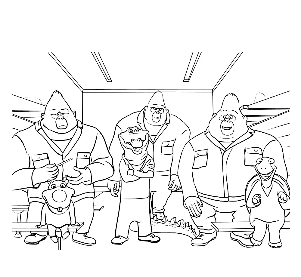 Sing Para Colorear 27