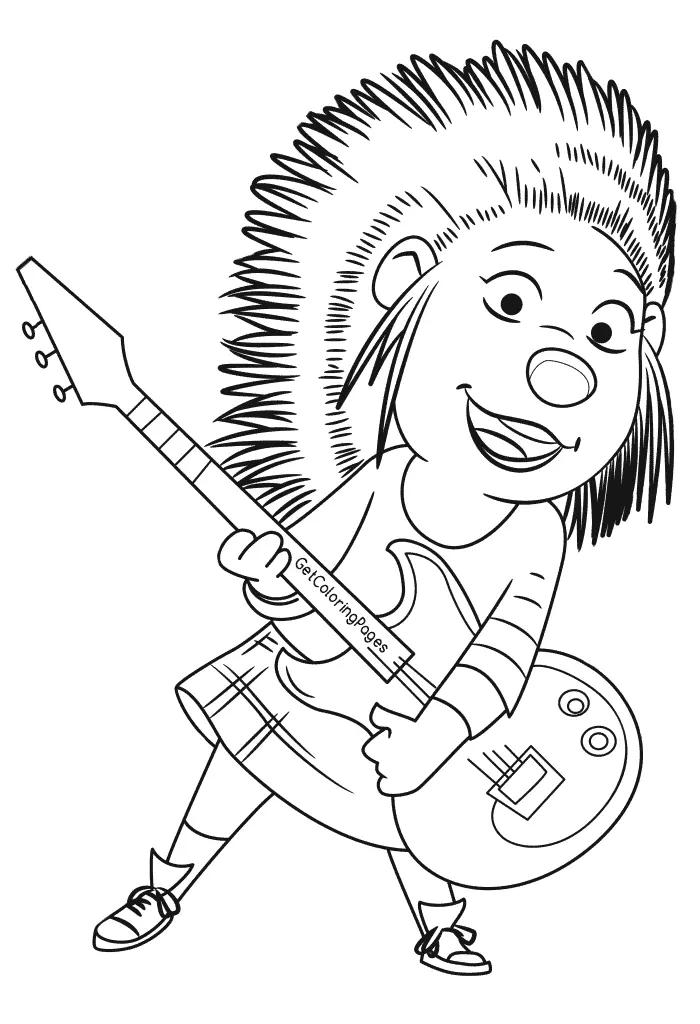 Sing Para Colorear 28