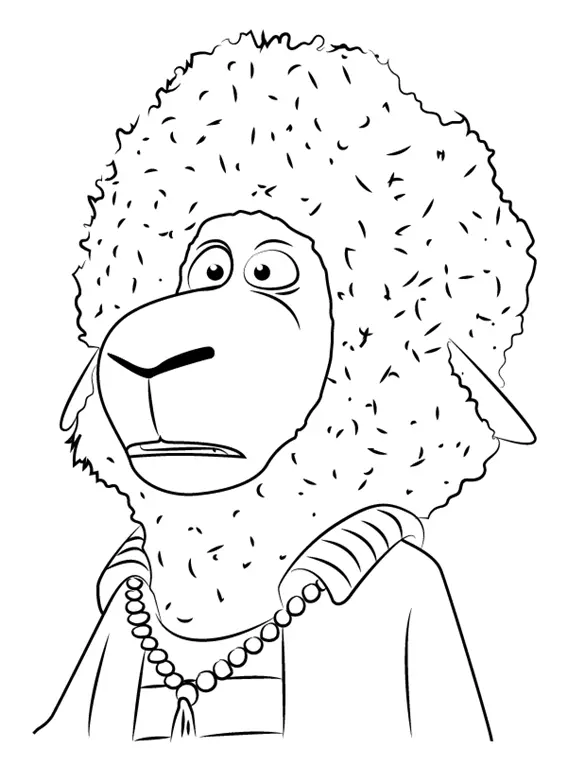 Sing Para Colorear 34