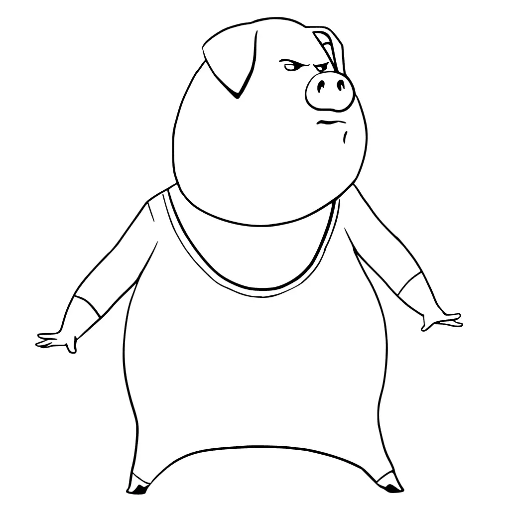 Sing Para Colorear 40