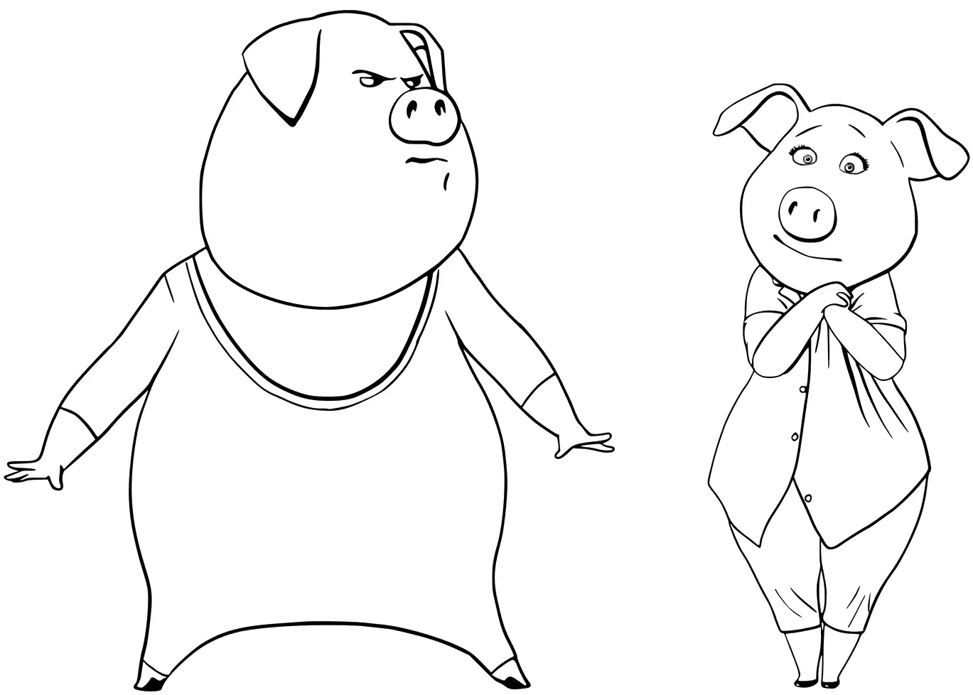 Sing Para Colorear 47