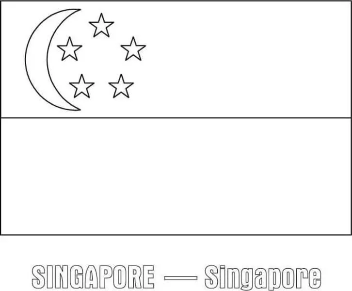 Desenhos de Singapura Para Colorir 20