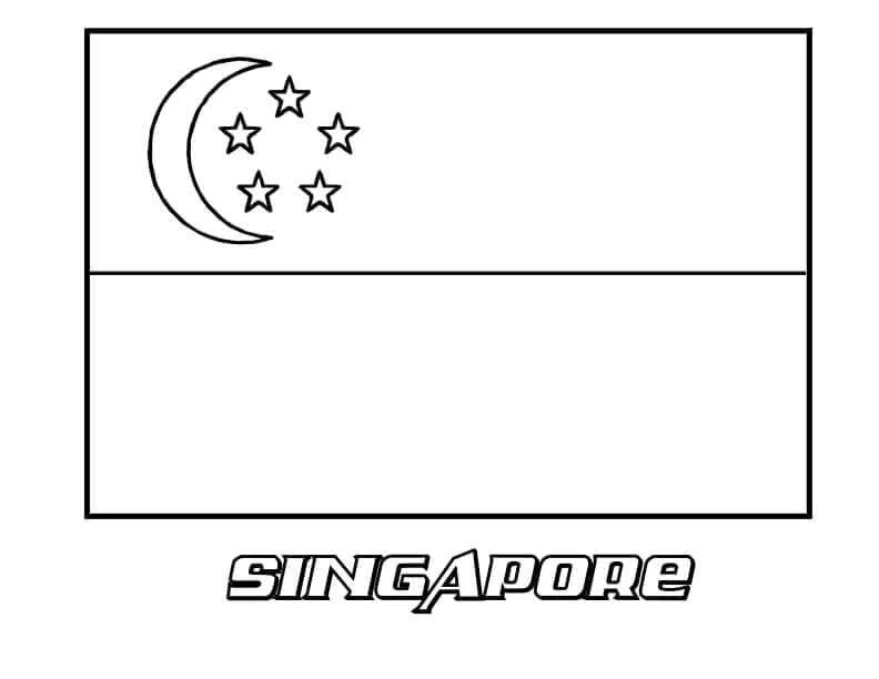 Desenhos de Singapura Para Colorir 7