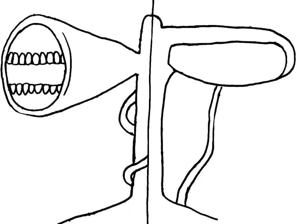 Siren Head Coloring Pages 27