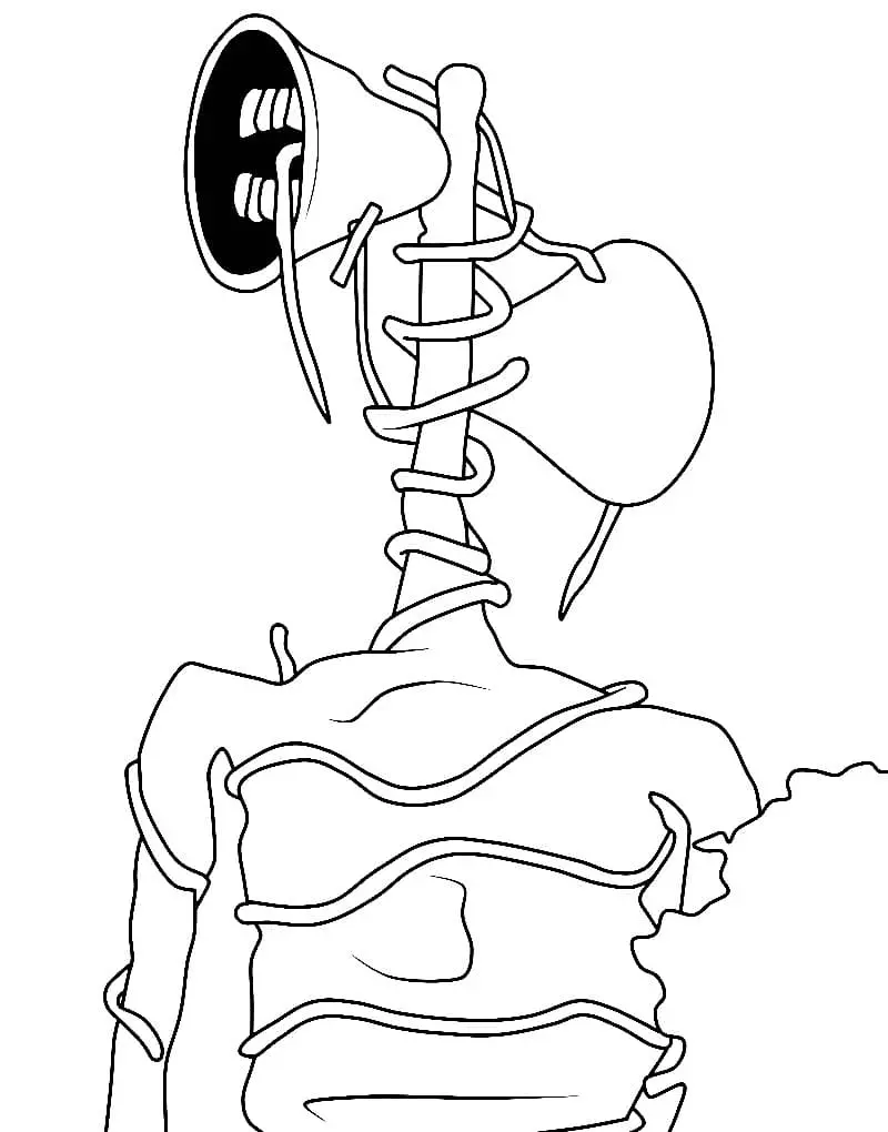 Siren Head Coloring Pages 8