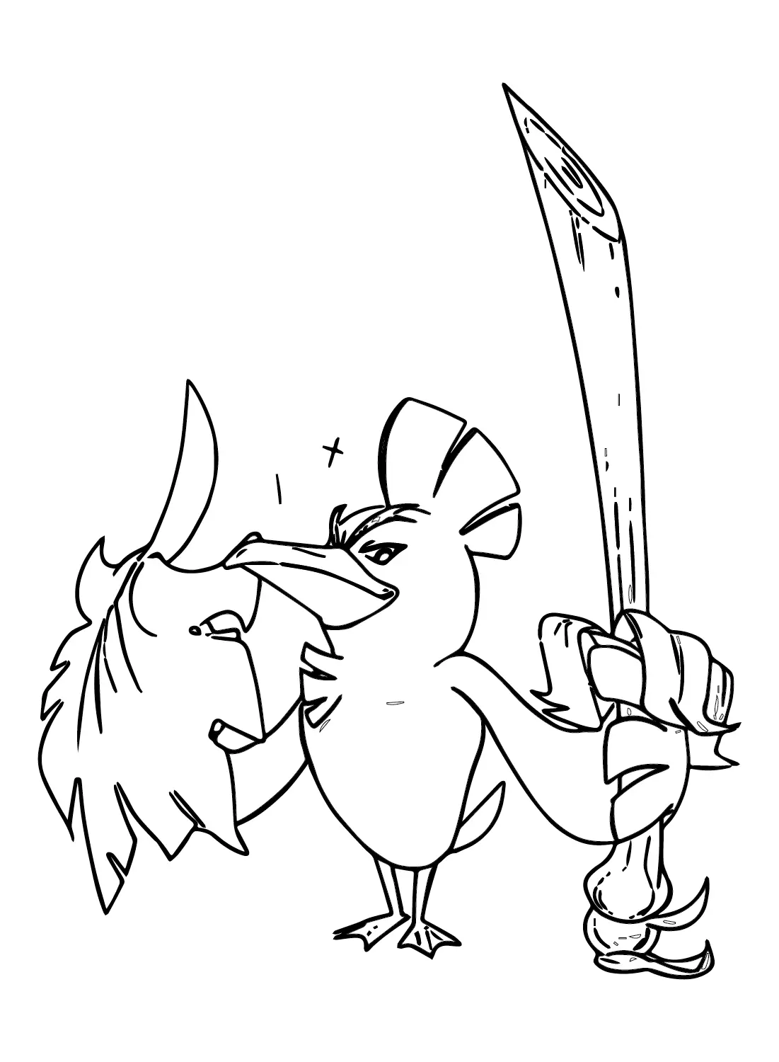 Sirfetch D Para Colorear 1