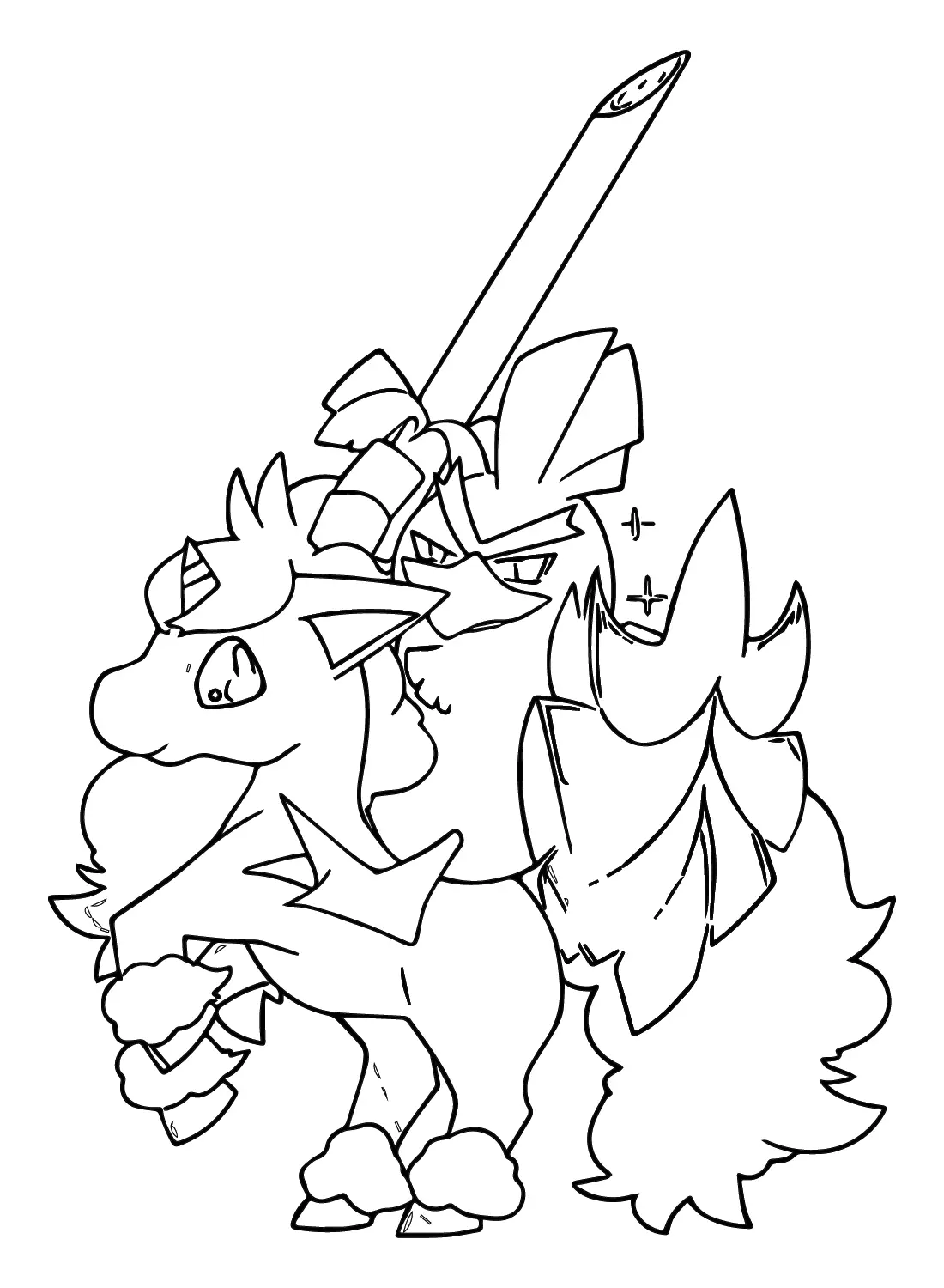 Sirfetch D Para Colorear 11