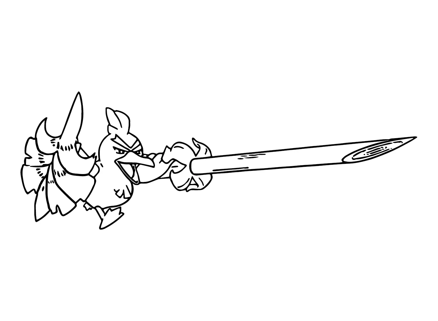 Sirfetch D Para Colorear 17