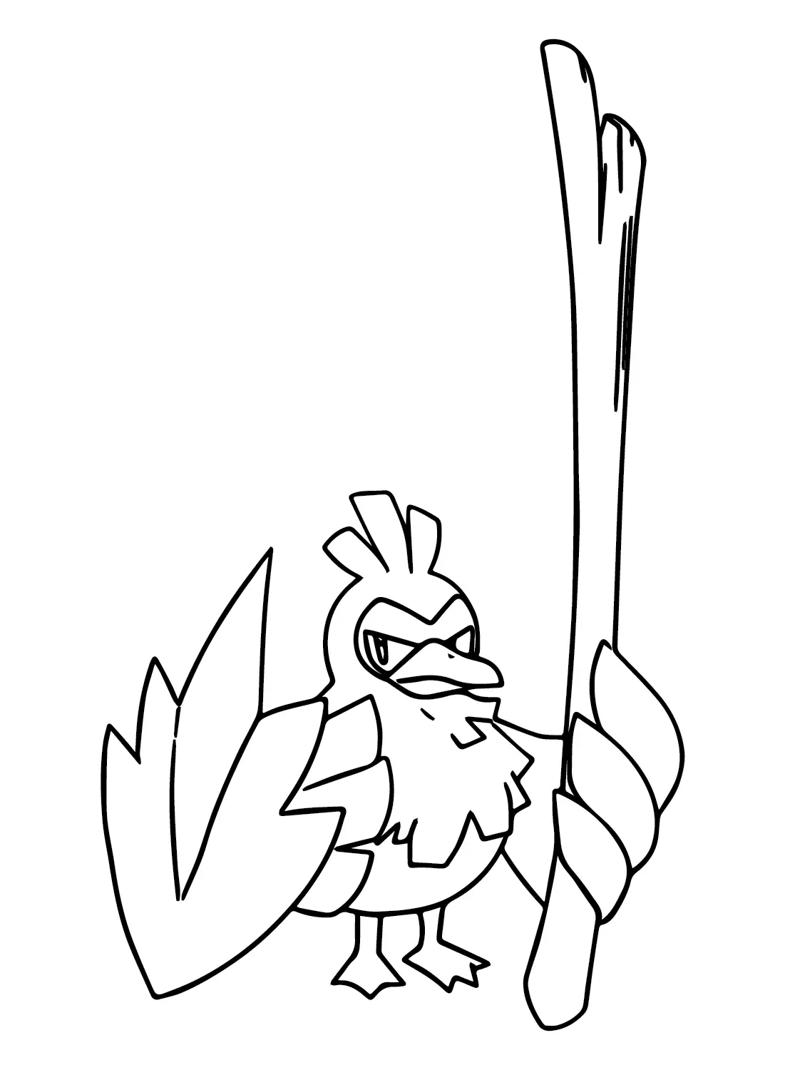 Sirfetch D Para Colorear 4