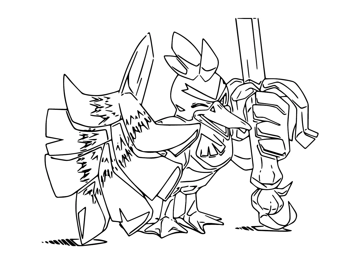 Sirfetch D Para Colorear 5