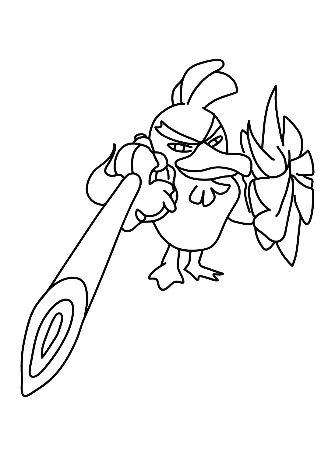Sirfetch D Para Colorear 8