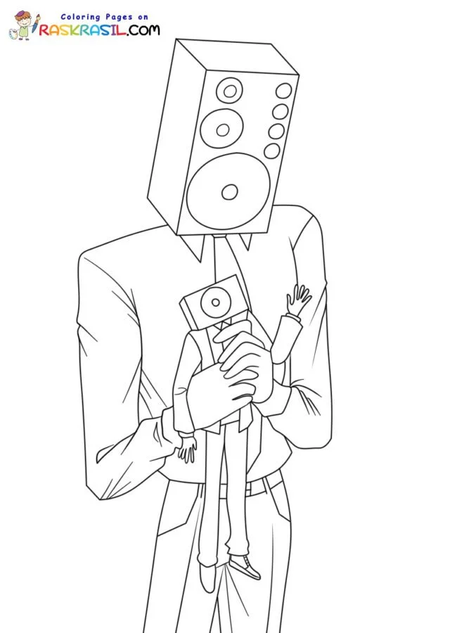 Desenhos de Skibidi Toilet Para Colorir 19