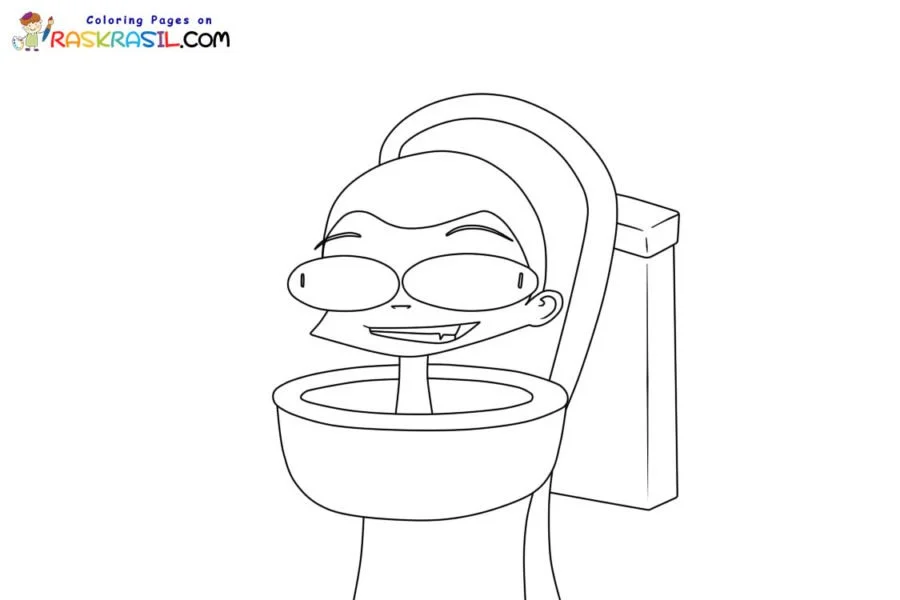 Desenhos de Skibidi Toilet Para Colorir 34