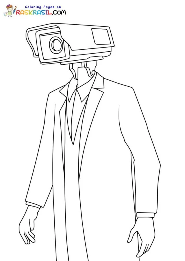 Desenhos de Skibidi Toilet Para Colorir 35