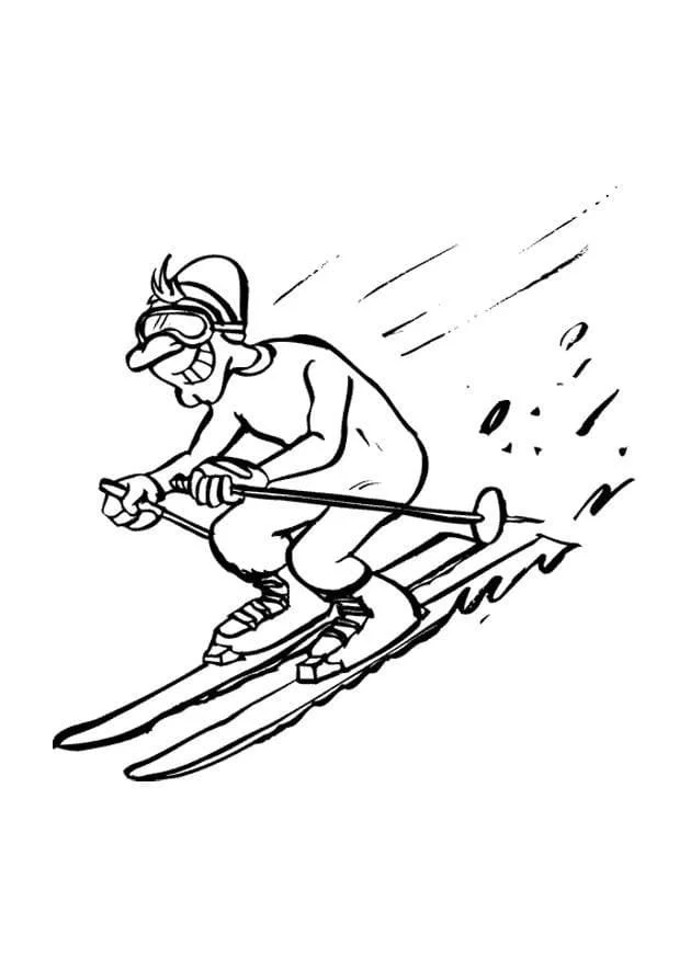 Skiing Ausmalbilder 62