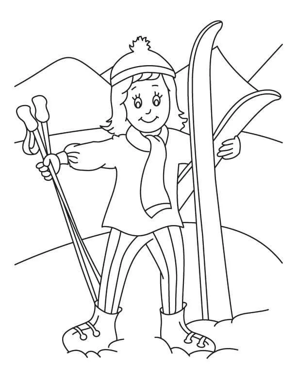 Skiing Coloring Pages 97