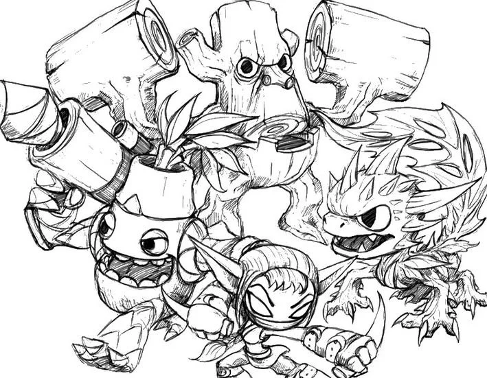 Skylanders Coloring Pages 102