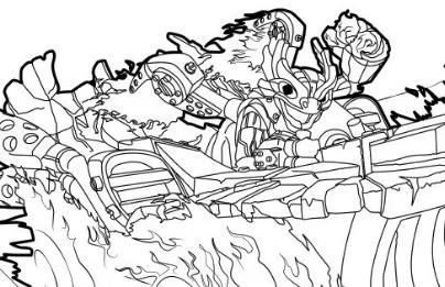 Skylanders Coloring Pages 104