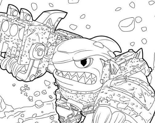 Skylanders Coloring Pages 109
