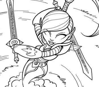 Skylanders Coloring Pages 112
