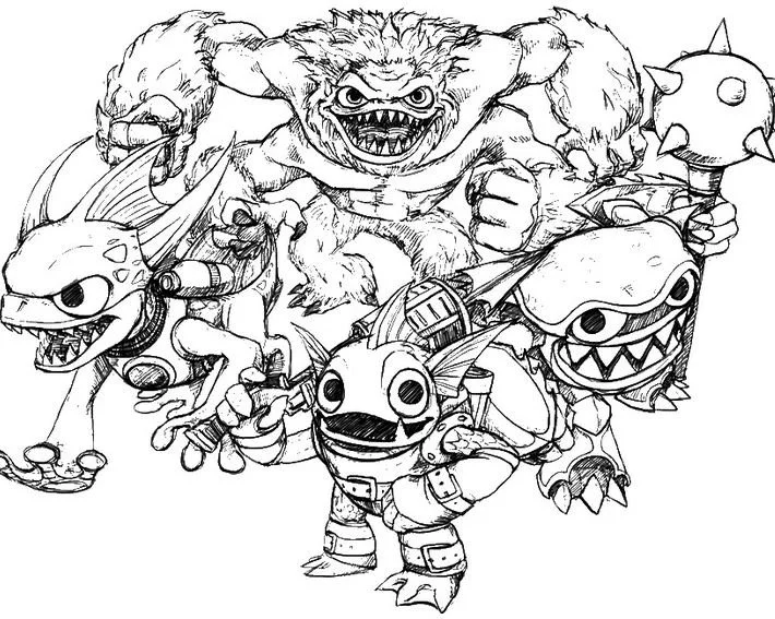 Skylanders Coloring Pages 120