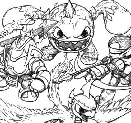 Skylanders Coloring Pages 127
