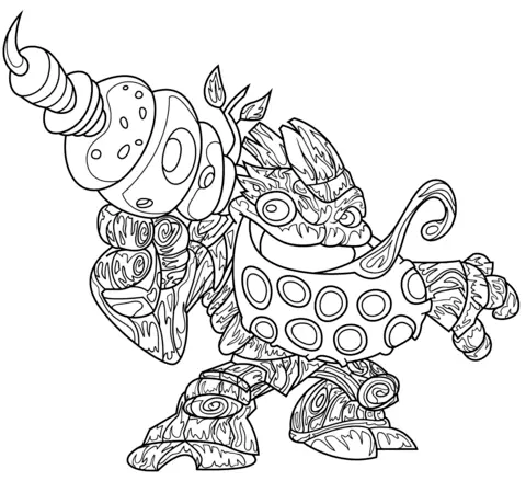 Skylanders Coloring Pages 129