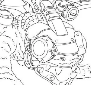 Skylanders Coloring Pages 136