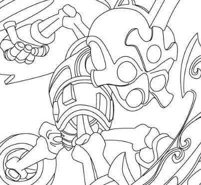 Skylanders Coloring Pages 139