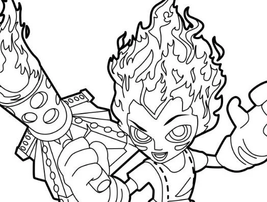 Skylanders Coloring Pages 140
