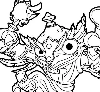 Skylanders Para Colorear 143