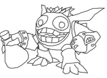 Skylanders Para Colorear 37