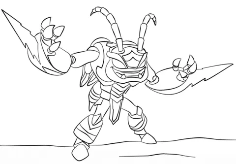 Skylanders Coloring Pages 61