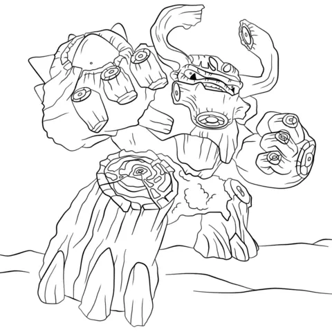 Skylanders Coloring Pages 64