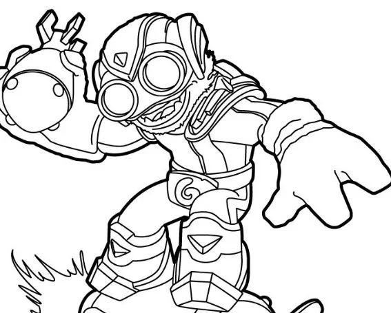 Skylanders Coloring Pages 95