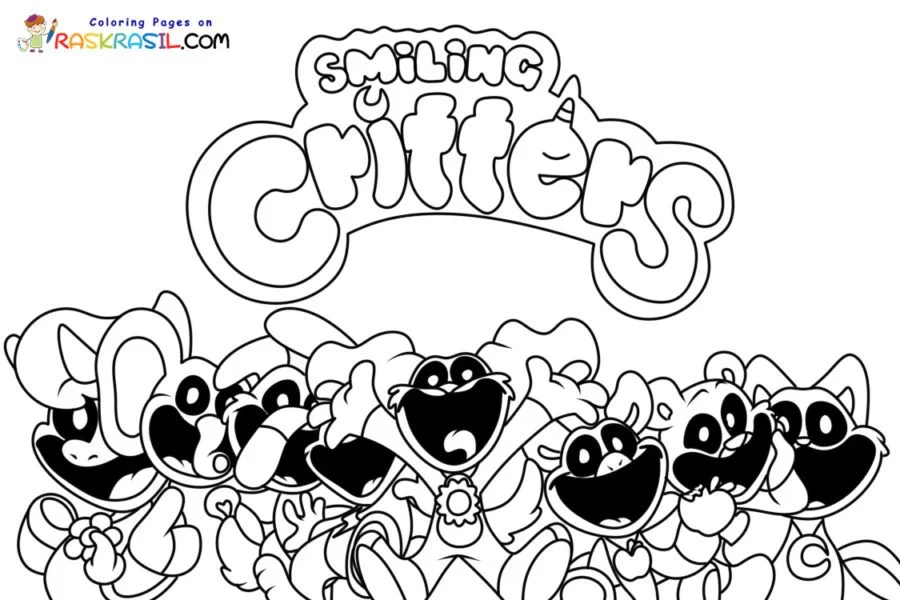 Desenhos de Smiling Critters Para Colorir 1