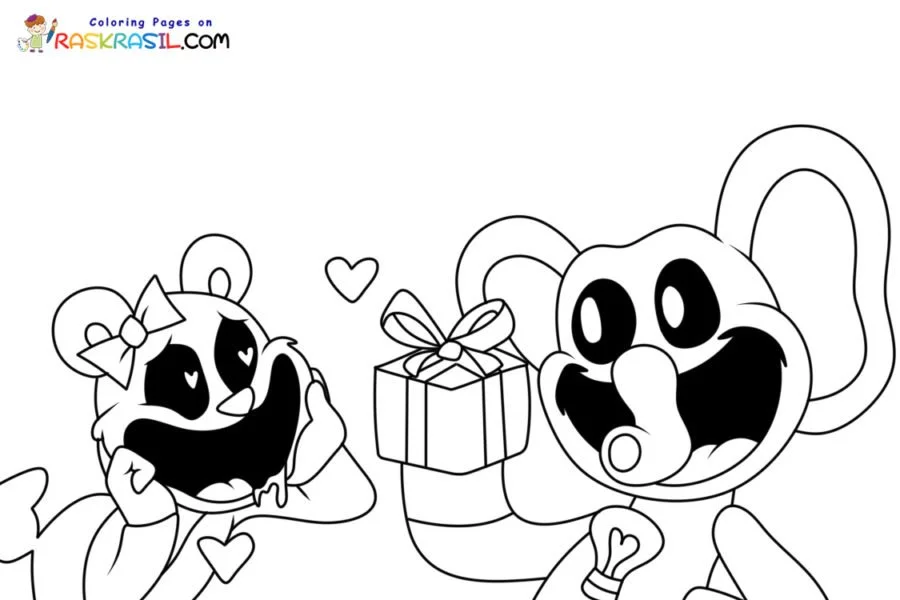 Desenhos de Smiling Critters Para Colorir 14