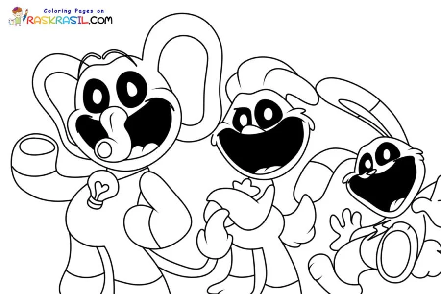 Desenhos de Smiling Critters Para Colorir 3