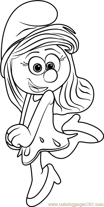 Desenhos de Smurfs Para Colorir 12