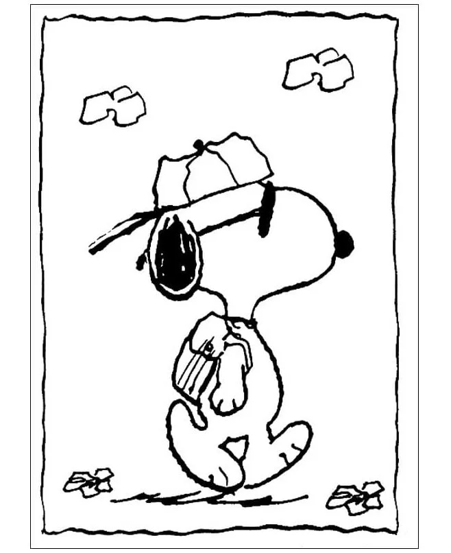 Snoopy Ausmalbilder 105