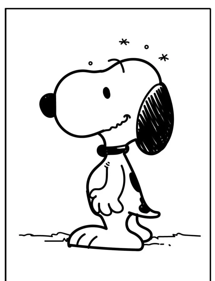 Snoopy Ausmalbilder 11