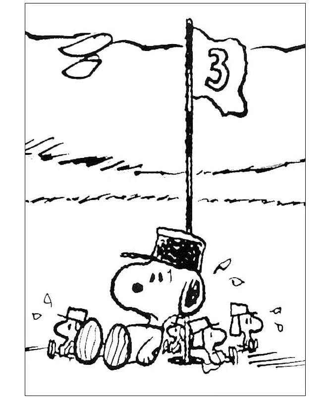Snoopy Ausmalbilder 14