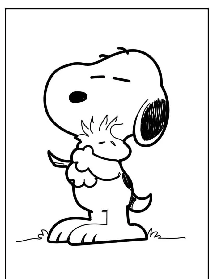 Snoopy Ausmalbilder 18