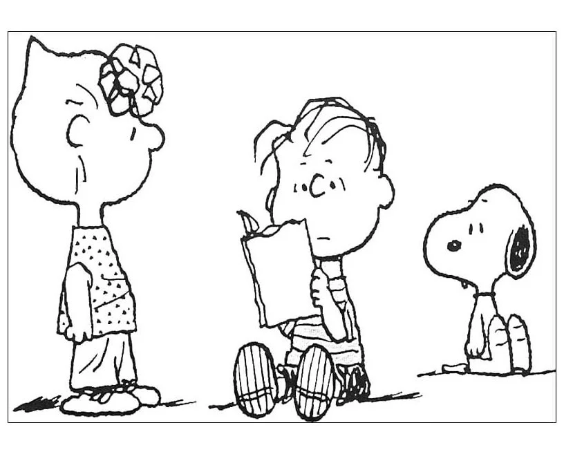 Snoopy Coloring Pages 19