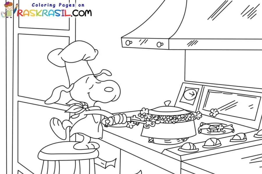 Snoopy Ausmalbilder 2