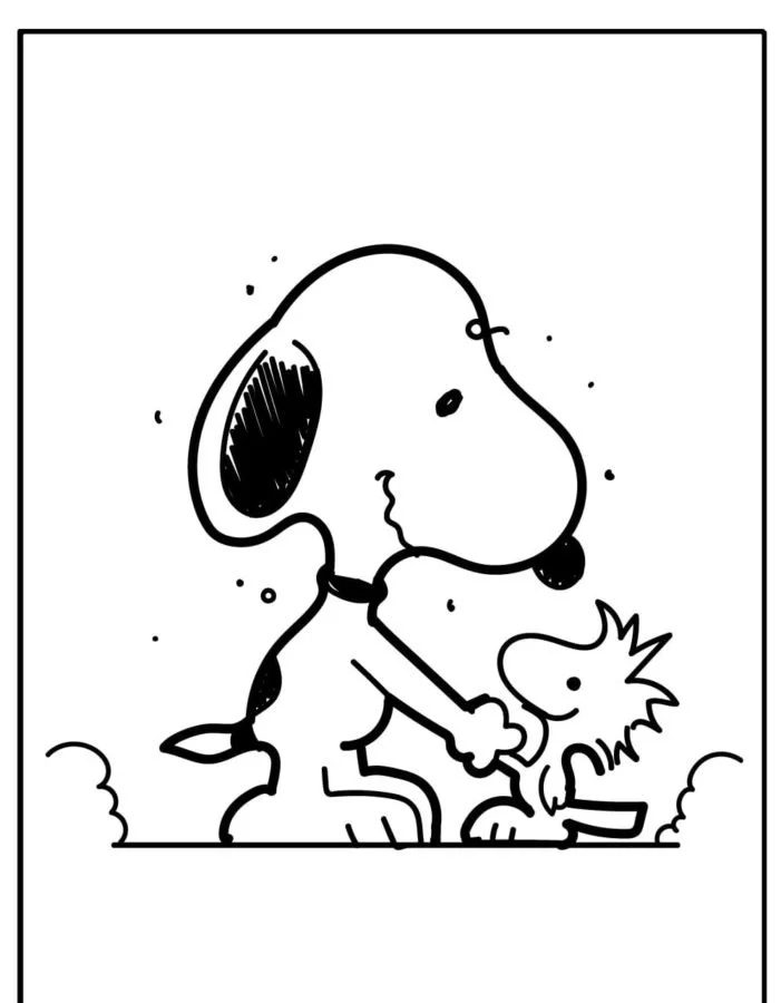 Snoopy Ausmalbilder 20