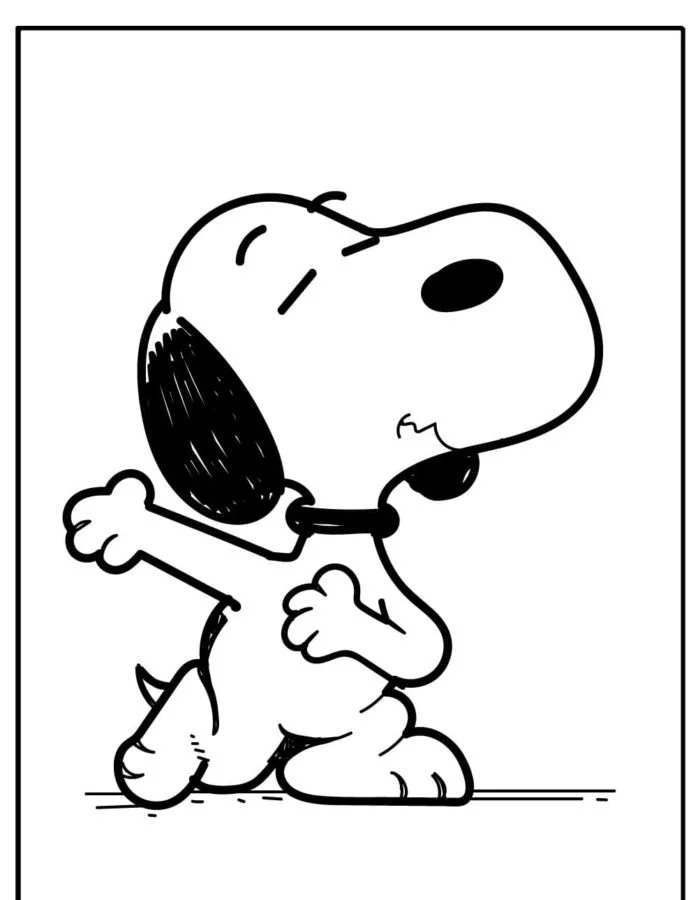 Snoopy Ausmalbilder 21