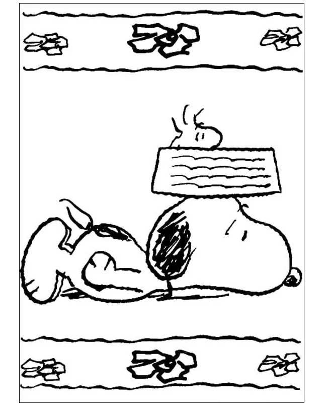 Snoopy Ausmalbilder 22