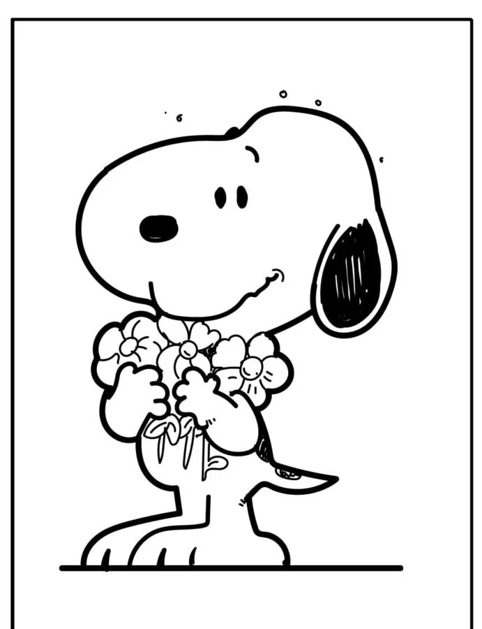 Snoopy Ausmalbilder 23
