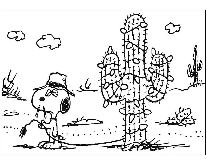 Snoopy Coloring Pages 24